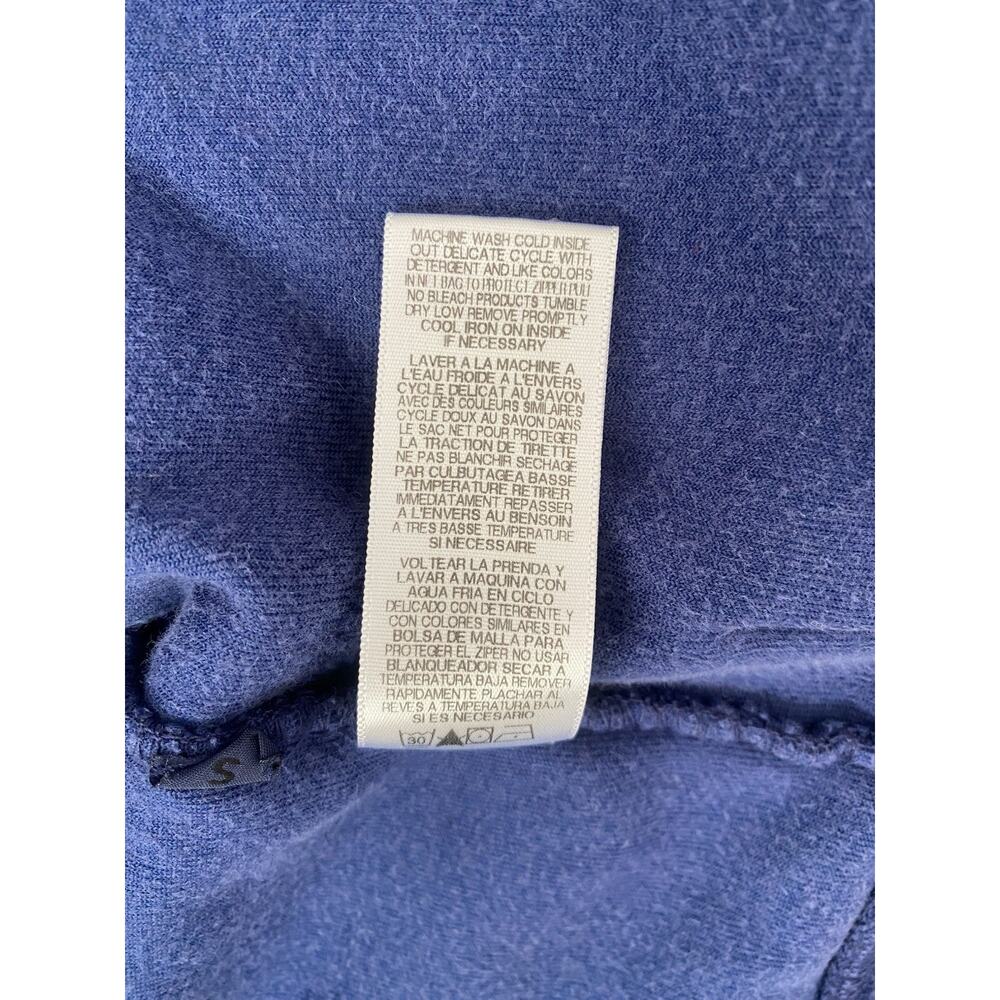 Vintage Y2K Juicy Couture Blue Velour Full Zip High Neck Track Jacket S USA - Picture 6 of 8